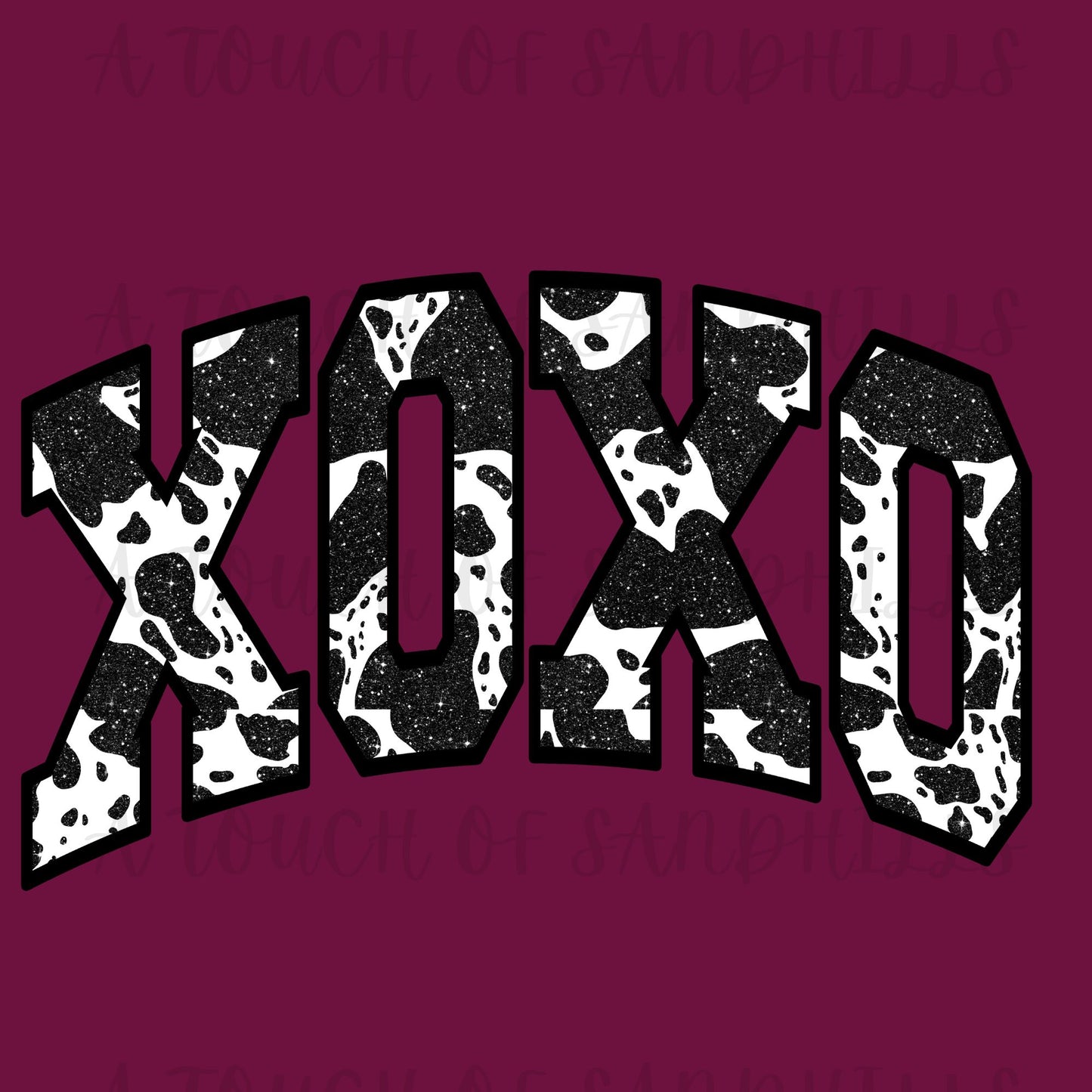 Cow Print XOXO