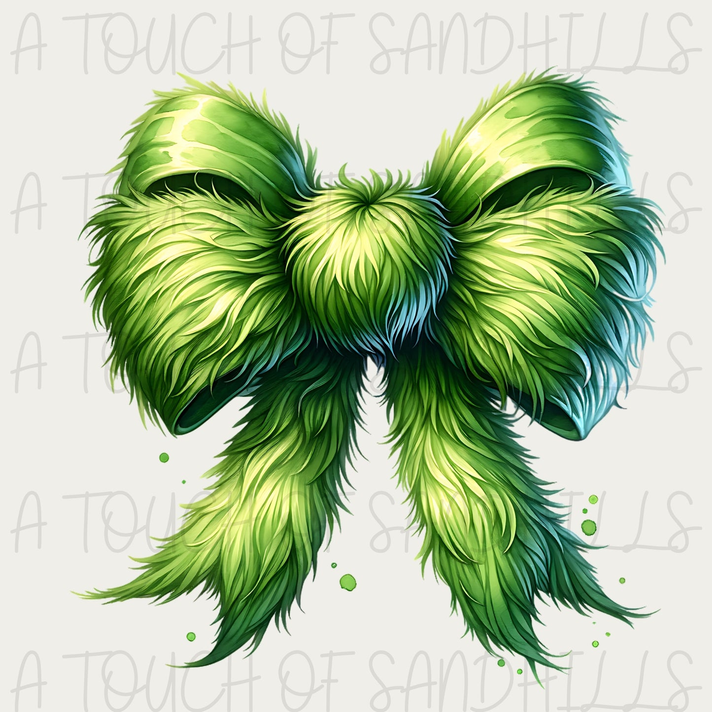 Grinch Bow