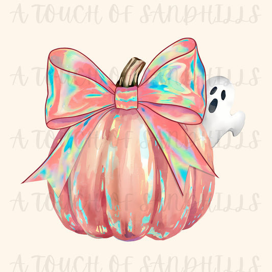 Beautiful Boo Pumpkin