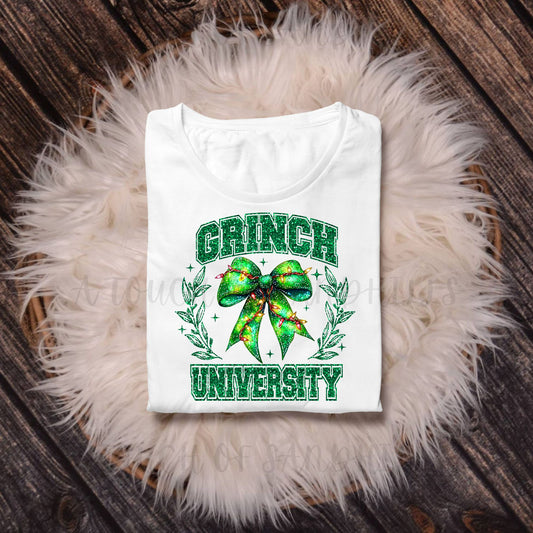 Green Guy University Christmas Shirt