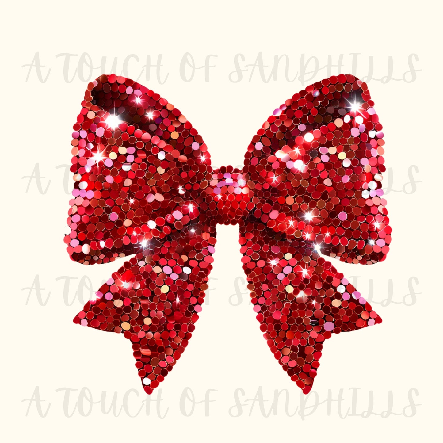 Christmas Sequin Bow