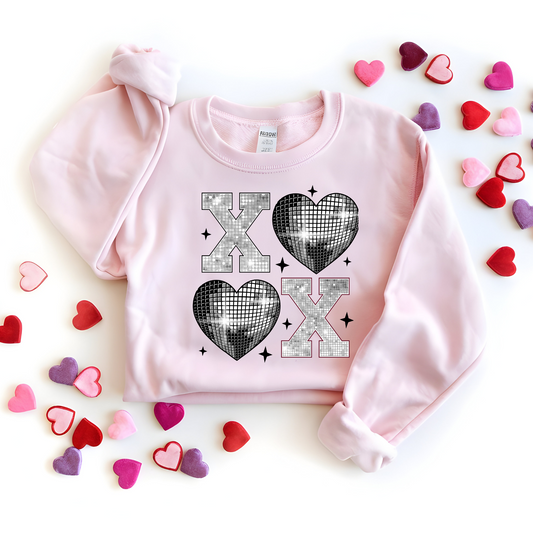 Silver XOXO Valentines Day Shirt