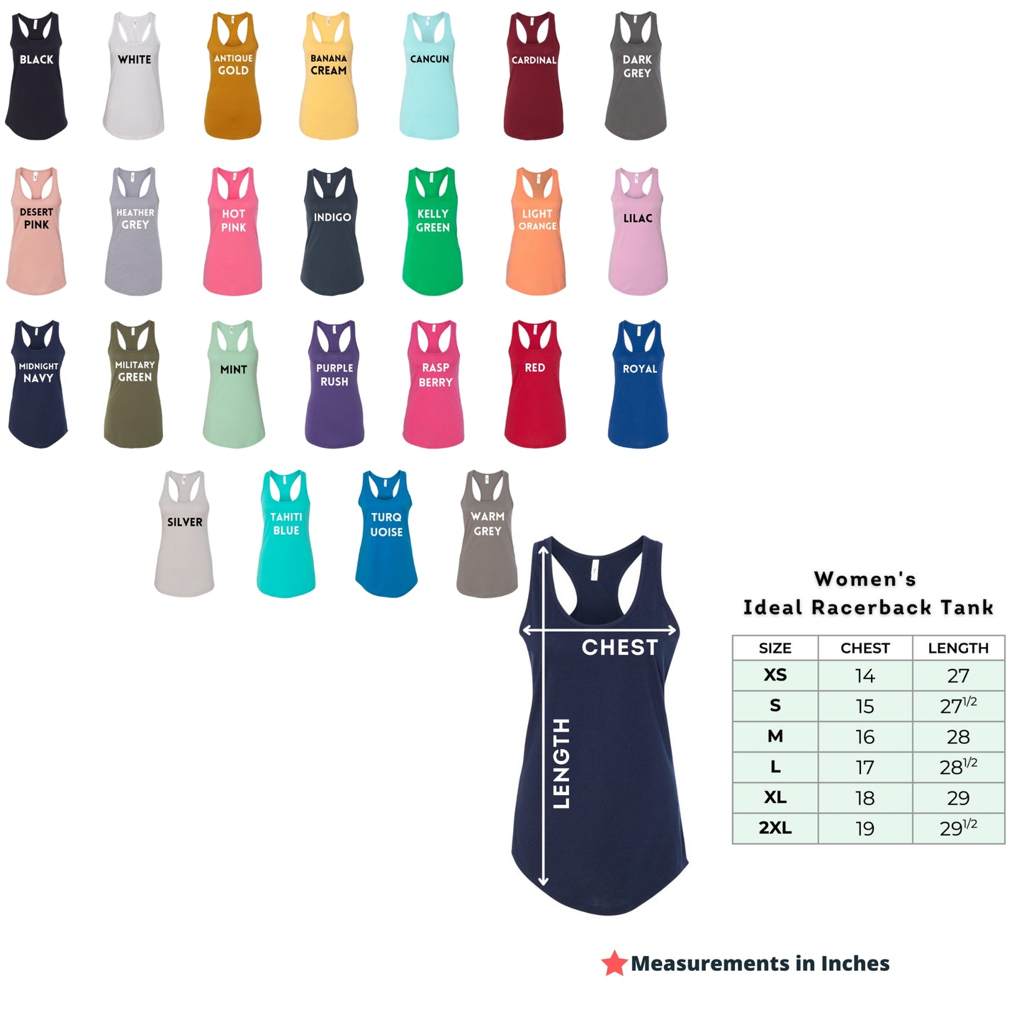 Racer Back Tanks